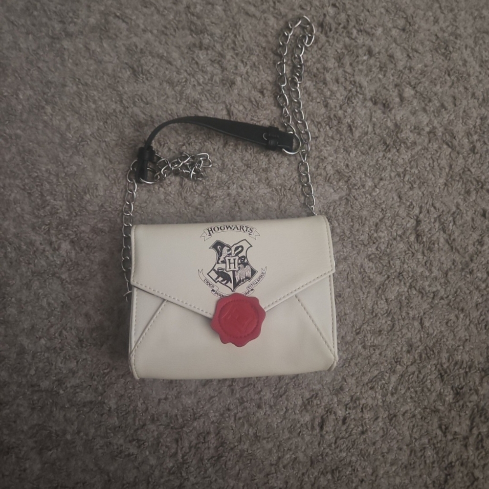 Hogwarts Letter Crossbody Bag with Wax Seal Accent